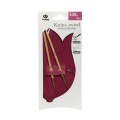 Спицы круговые Tulip Knina swivel 4,25 мм х 80 см, бамбуковые KS-800425 главное фото