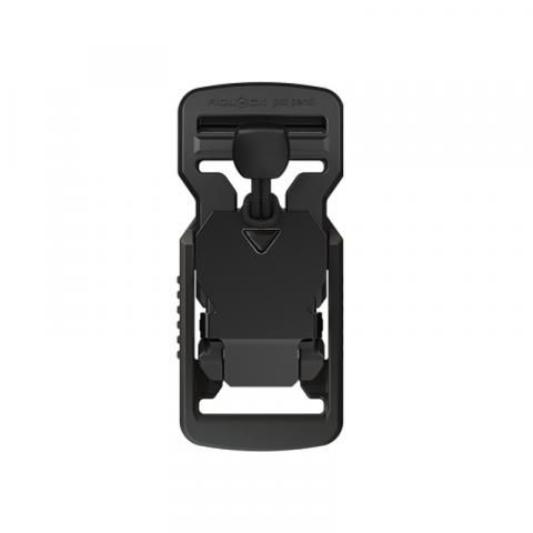 V-Buckle 25 SET, black flap+zip.pul Fidlock Фастекс-пряжка, с черным клапаном без логотипа + шнурок, 25 мм V-11401 главное фото
