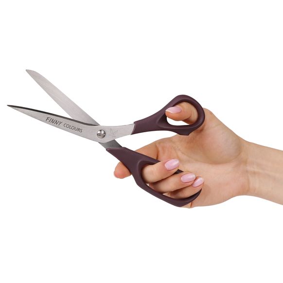 Ножиці кравецькі Kretzer FINNY універсальні з гострими кінцями 20 см/8" Ожиновий, 762220-5185С головна фотографія