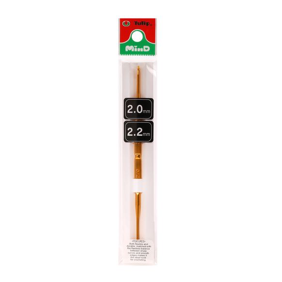 Крючок для вязания двухсторонний 2,0-2,2 мм Tulip MinD TA-0013e
