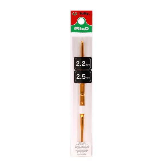 Крючок для вязания двусторонний 2,2-2,5 мм Tulip MinD TA-1055e