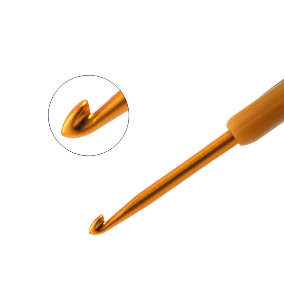 Крючок для вязания Clover Soft Touch 3,25 мм х 13,5 см 1004/D