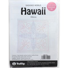 Набір для вишивання Tulip у техніці сашико Гаваї Гібіскус KSW-001e