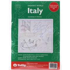 Набір для вишивання Tulip у техніці сашико Італія Гондоли у Венеції, Японія KSW-032e