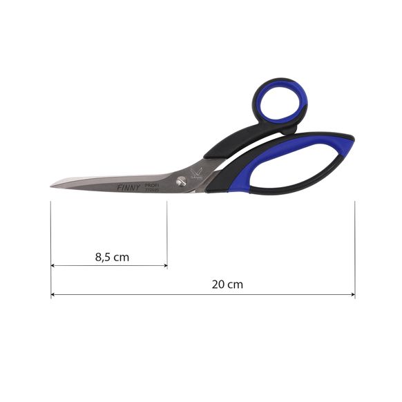 Ножиці кравецькі Kretzer FINNY для середніх тканин з гострими кінцями 20 см / 8 " 772020 головна фотографія
