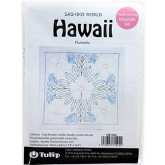 Набір для вишивання Tulip у техніці сашико Гаваї Плюмерія KSW-002e