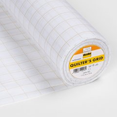 Флизелин для пэчворка Freudenberg Quilter's Grid 112 см х 1 м (34г/м²), белый 50002087 главное фото