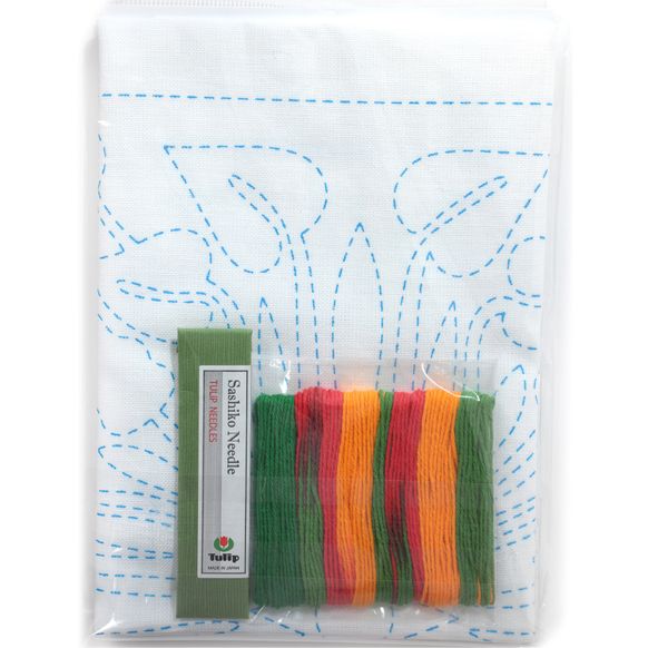 Набор для вышивки Tulip в технике сашико Гавайи Антуриум KSW-003e