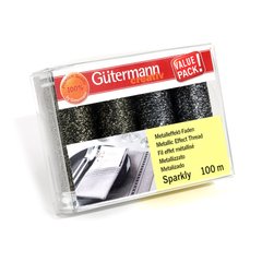 Набір Sparkly металізованих ниток Metallic Effect Gutermann 734366 головна фотографія