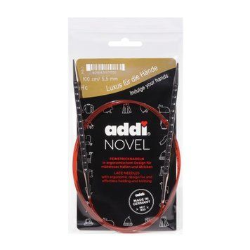 Спиці кругові кубічні Addi Novel 5,5 мм х 100 см 717-7/5,5-100 головна фотографія