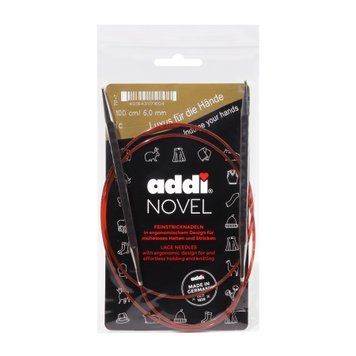 Спицы круговые кубические Addi Novel 6 мм х 100 см 717-7/6-100 главное фото