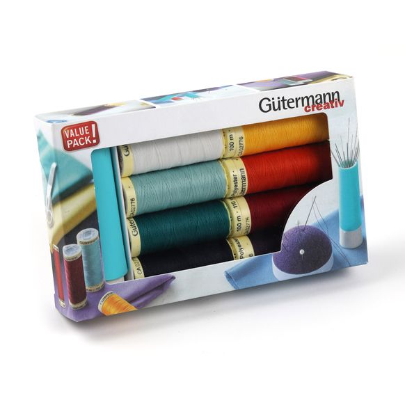 Набор швейных ниток Gutermann Sew All + игольница Prym 734572 главное фото