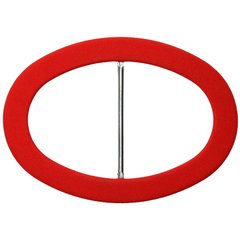 Обтяжная пряжка Napoli для ремня шириной 5 см, красный главное фото