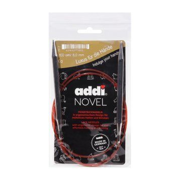 Спиці кругові кубічні Addi Novel 8 мм х 100 см 717-7/8-100 головна фотографія