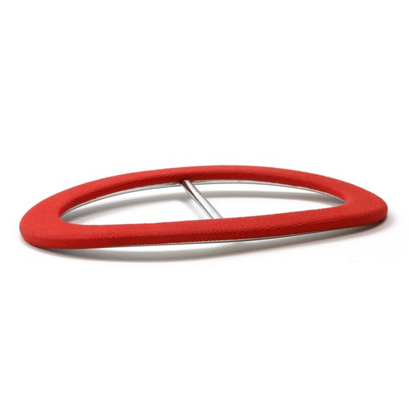 Обтяжная пряжка Napoli для пояса шириной 5 см, красный