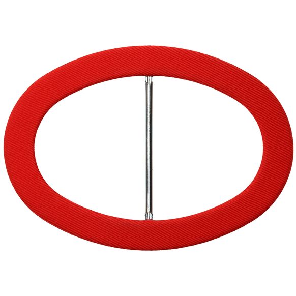 Обтяжная пряжка Napoli для пояса шириной 5 см, красный