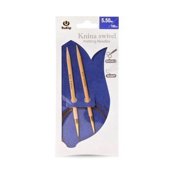Спицы круговые Tulip Knina swivel 4,25 мм х 100 см, бамбуковые KS-1000425 главное фото