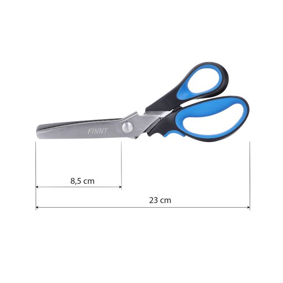 Ножиці Kretzer ЗИГЗАГ FINNY для тонких матеріалів 23 см / 7 " 774423 головна фотографія