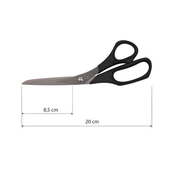 Ножиці кравецькі Kretzer FINNY універсальні з гострими кінцями 20 см / 8 " 762220 головна фотографія