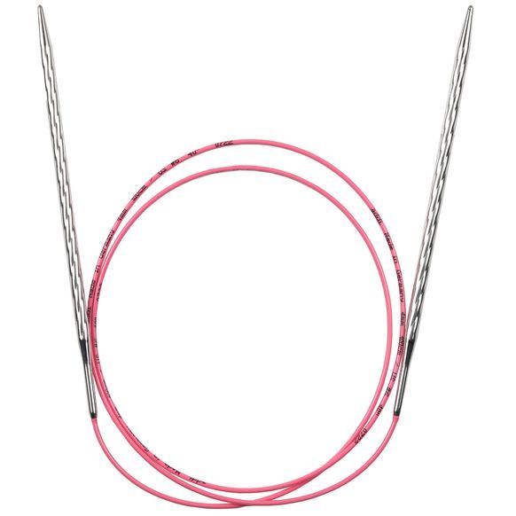 Спиці кругові Addi Unicorn 4,0 мм х 150 см, на рожевій лісці 115-7/4,0-150