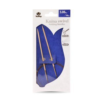 Спицы круговые Tulip Knina swivel 4,25 мм х 100 см, бамбуковые KS-1000425 главное фото