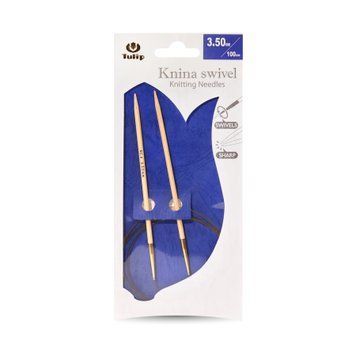 Спицы круговые Tulip Knina swivel 4,25 мм х 100 см, бамбуковые KS-1000425 главное фото