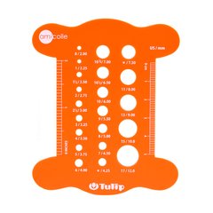 Линейка для определения размера спиц Tulip, оранжевая AC-055e главное фото