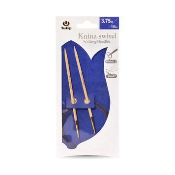 Спицы круговые Tulip Knina swivel 4,25 мм х 100 см, бамбуковые KS-1000425 главное фото