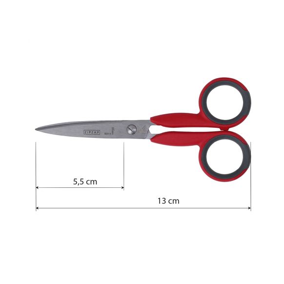 Ножиці універсальні Kretzer FINNY з загостреними кінцями 13 см / 5 " 782013 головна фотографія
