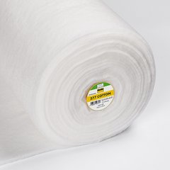 Флизелин 277 Cotton Freudenberg объёмный нашивной 150 см х 1 м (80г/м²), белый 53419006 главное фото