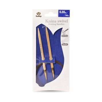 Спицы круговые Tulip Knina swivel 4,25 мм х 100 см, бамбуковые KS-1000425 главное фото