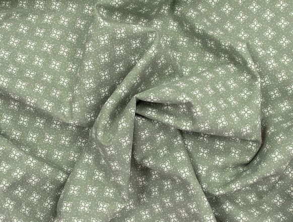 Набір тканин Gütermann Pemberley, зелений та бордо тьмяний відтінок
