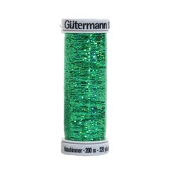 Нить вышивальная Sulky Holoshimmer Gutermann №160, 200 м Зеленый 709948