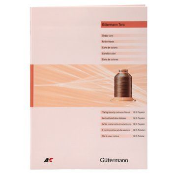 Карта цветов ниток Tera Gutermann, 160 цветов 336831 главное фото