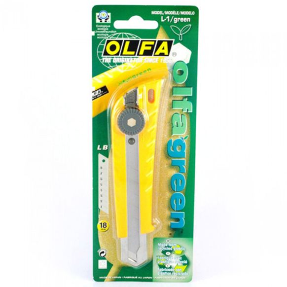 Нож OLFA L-1/green 18мм главное фото