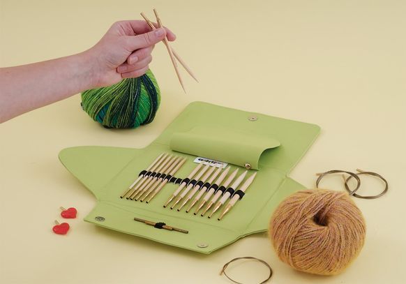 Набір змінних кругових спиць Addi Click Nature Bamboo (Бамбук) 550-2 головна фотографія