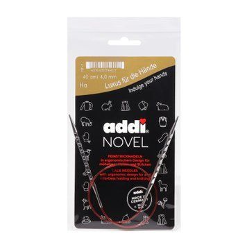 Спицы круговые кубические Addi Novel 4 мм х 40 см 717-7/4-40 главное фото