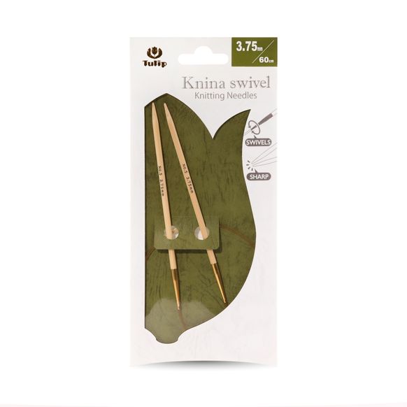 Спицы круговые Tulip Knina swivel 3,25 мм х 60 см, бамбуковые KS-600325 главное фото