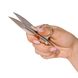 Ножиці Kretzer SPIRALE для обрізки ниток з одним кільцем і загнутими кінцями 11,0 / 4,5 " 110911 фото товару з галереї