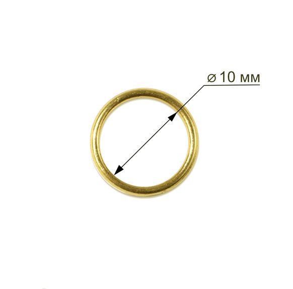 Кольцо 10 мм Wissner, металл, главное фото