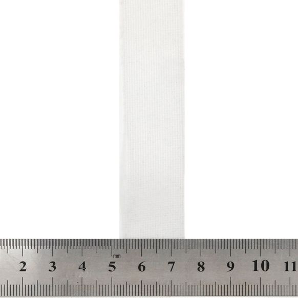 Дольовик клейовий тканий односторонній, 20 мм білий (Німеччина)