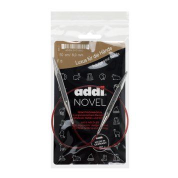 Спицы круговые кубические Addi Novel 8 мм х 50 см 717-7/8-50 главное фото