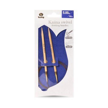 Спицы круговые Tulip Knina swivel 4,25 мм х 100 см, бамбуковые KS-1000425 главное фото