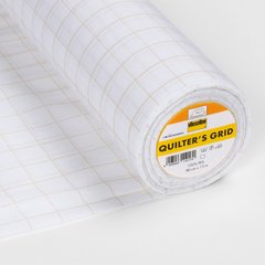 Флизелин для пэчворка Freudenberg Quilter's Grid 90 см х 1 м (34г/м²), белый 50082003 главное фото