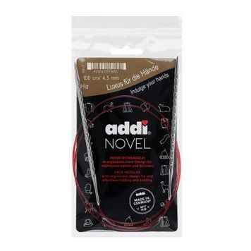 Спиці кругові кубічні Addi Novel 4,5 мм х 100 см 717-7/4,5-100 головна фотографія