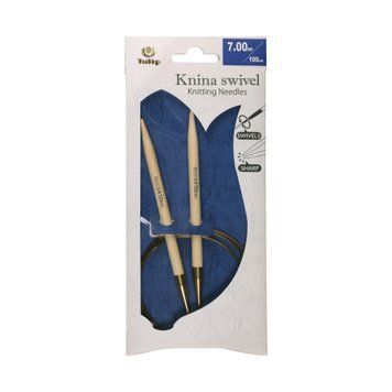 Спицы круговые Tulip Knina swivel 7,0 мм х 100 см, бамбуковые KS-1000700 главное фото