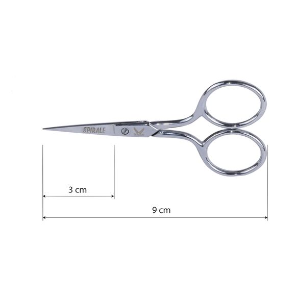 Ножиці для вишивання Kretzer SPIRALE з гострими кінцями 9,0 см / 3,5 " 110709 головна фотографія