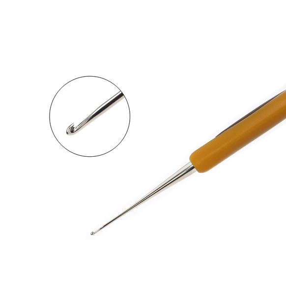 Крючок для вязания Clover Soft Touch 0,75 мм х 13,5 см - №10 1025/10