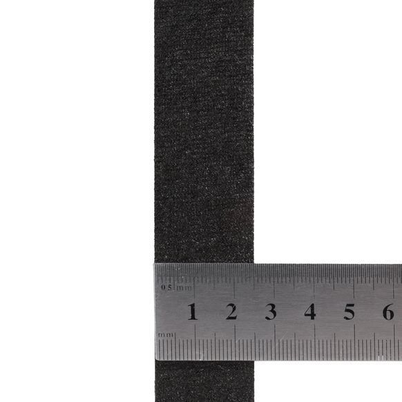 Липучка Velcro двостороння 2 в 1 - ширина 25 мм, метр, чорний