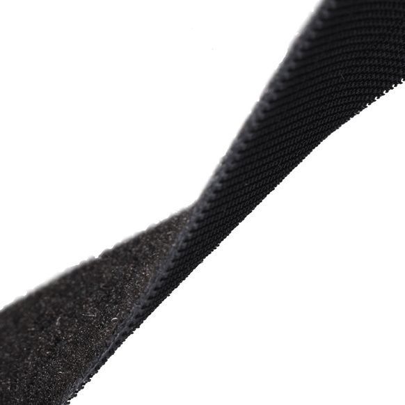 Липучка Velcro двостороння 2 в 1 - ширина 25 мм, метр, чорний